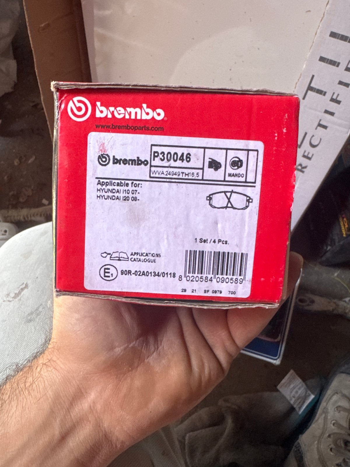 Brembo Achterremblokken Hyundai i20 (2008-2015), Auto-onderdelen, Ophalen of Verzenden, Nieuw, Hyundai
