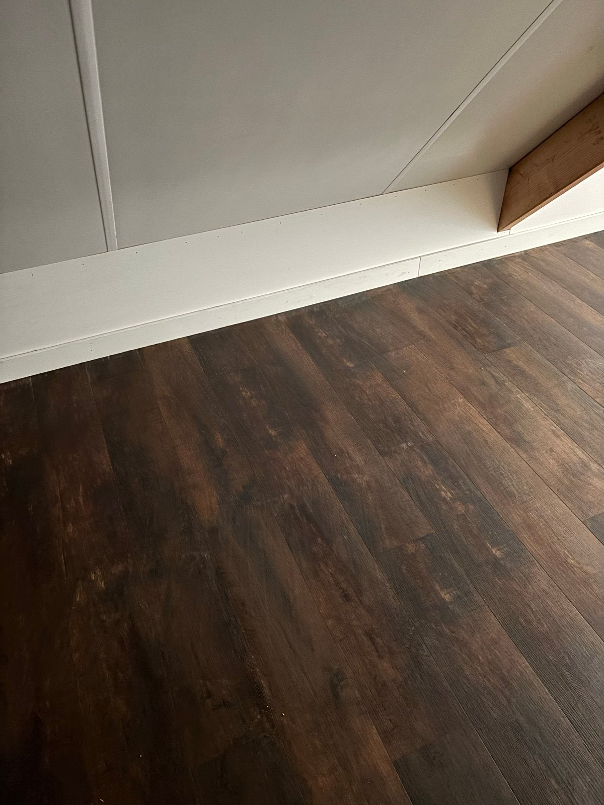 5m2 Vloer hout look met geïntegreerde ondervloer, Ophalen, Gebruikt, Kunststof, Laminaat