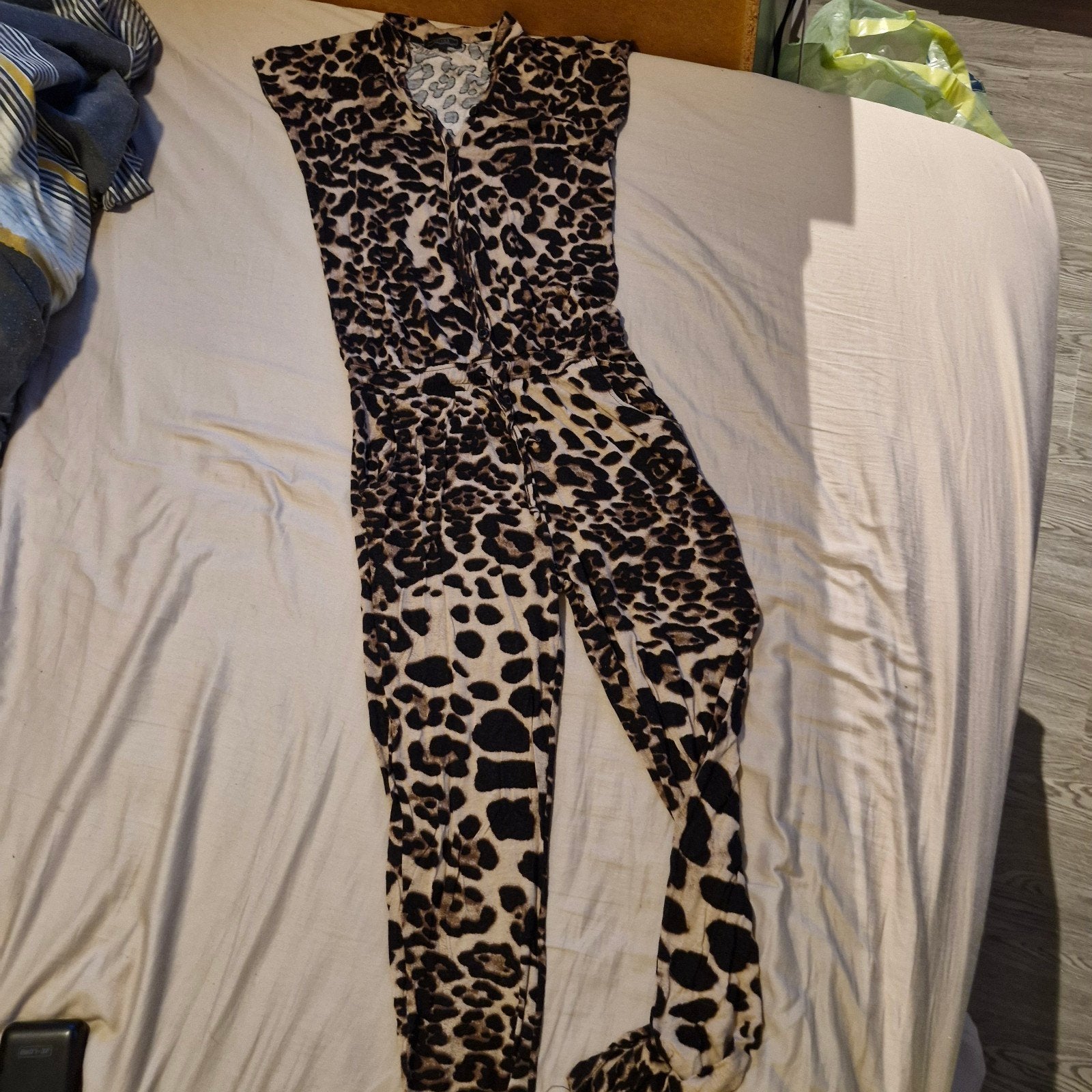 Geisha Jumpsuit Panterprint Maat 164, Meisje, Ophalen of Verzenden, Zo goed als nieuw, Overige typen