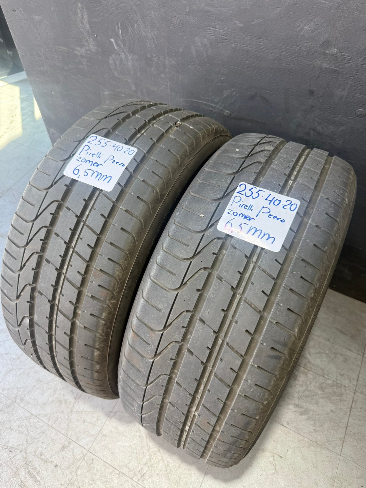 2x 255/40/20 Pirelli PZero zomer banden, Ophalen, Gebruikt, 255 mm, Zandzuigerstraat 36