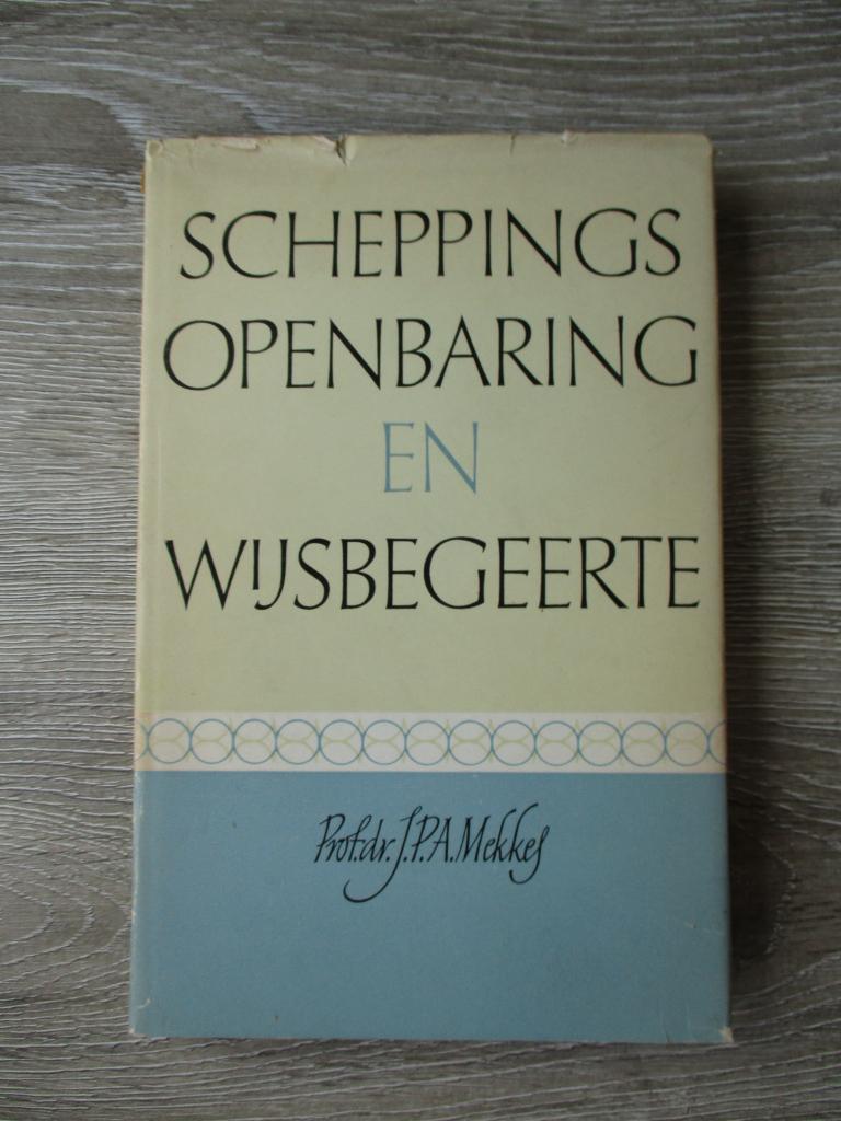 Scheppings openbaring en wijsbegeerte - Prof. Dr. J.P.A. M, Ophalen of Verzenden, Gelezen