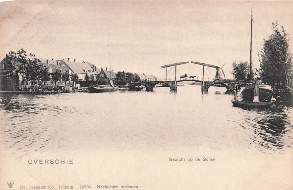 702-408-039 Overschie Gezicht Op De Schie, Verzenden, Voor 1920, Zuid-Holland