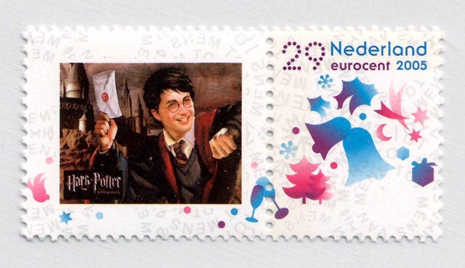 Harry Potter - 2005 postzegel - decemberzegel, Ophalen of Verzenden, Postfris, Overige thema's