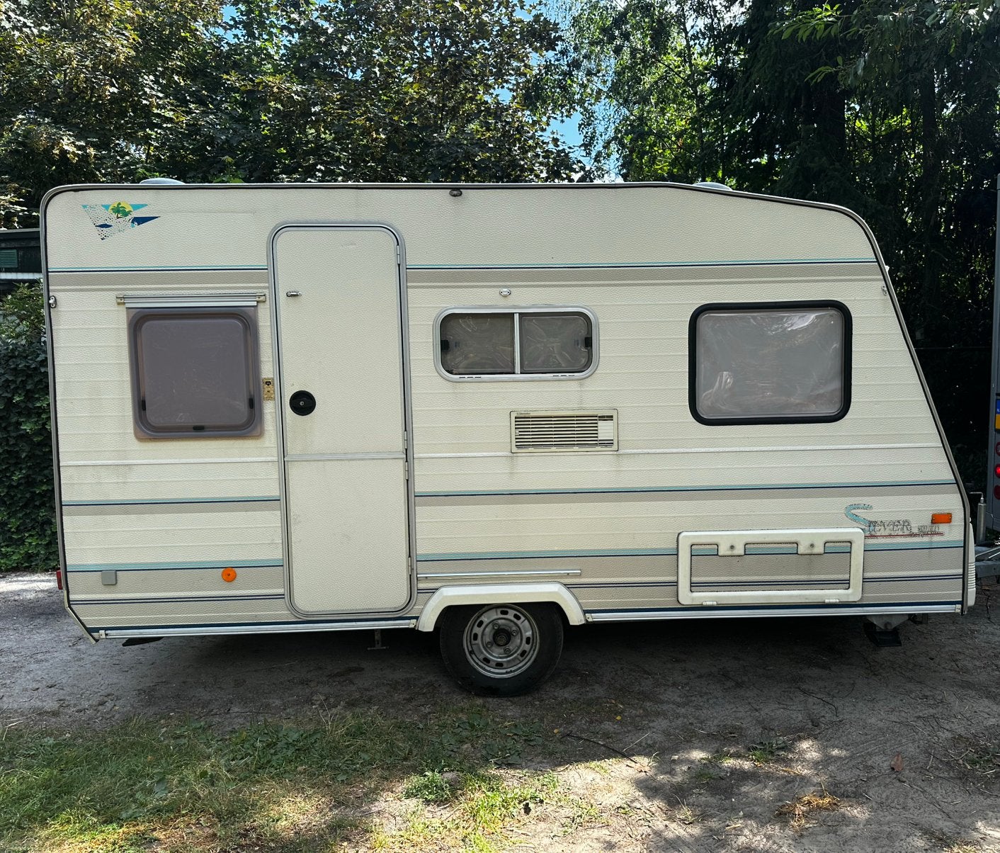 Caravelair Silver 395T caravan, Caravans en Kamperen, Treinzit, Particulier, Stabilisator, 500 - 750 kg