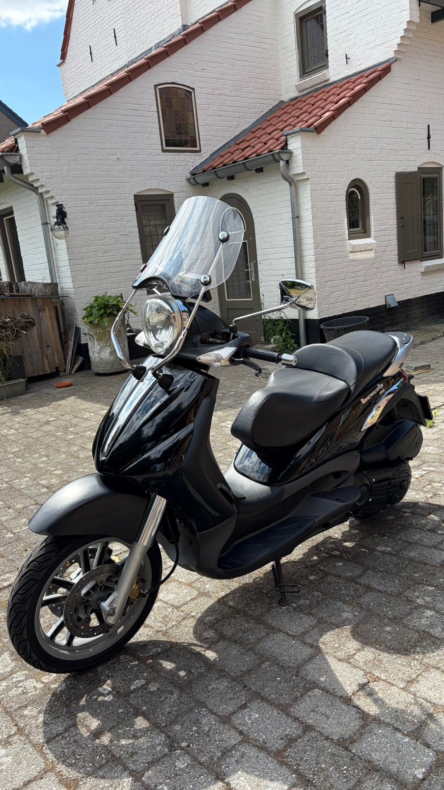 Piaggio Beverly 500 cc, Ophalen