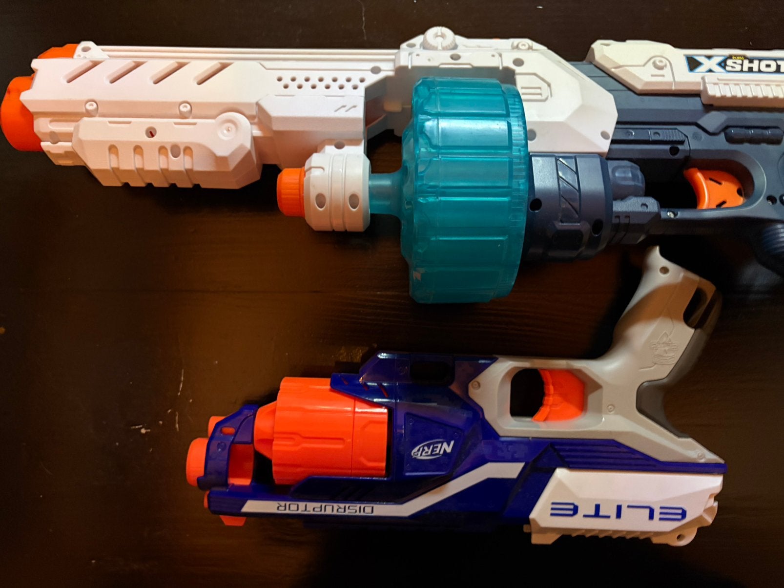 Neef elite disruptor en xshot turbofire wit, Ophalen of Verzenden, Zo goed als nieuw