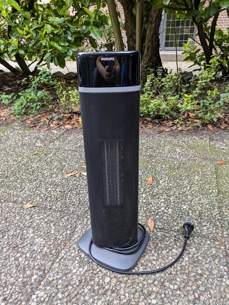 Philips Torenkachel - Zwart, Zo goed als nieuw, Ophalen, Zo goed als nieuw, Torenventilator