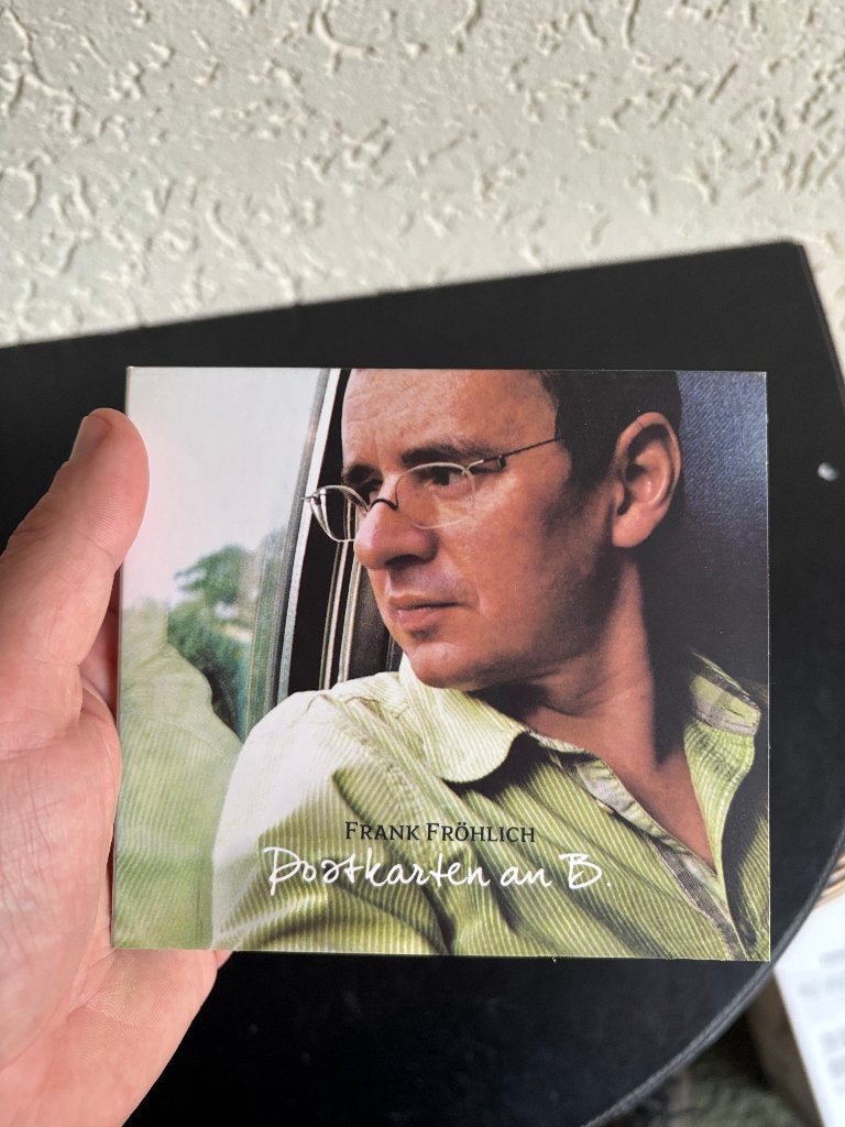 Frank Fröhlich - Postkarten An B. - 2011 - Duitse uitgave, Ophalen of Verzenden, Gebruikt, Jazz