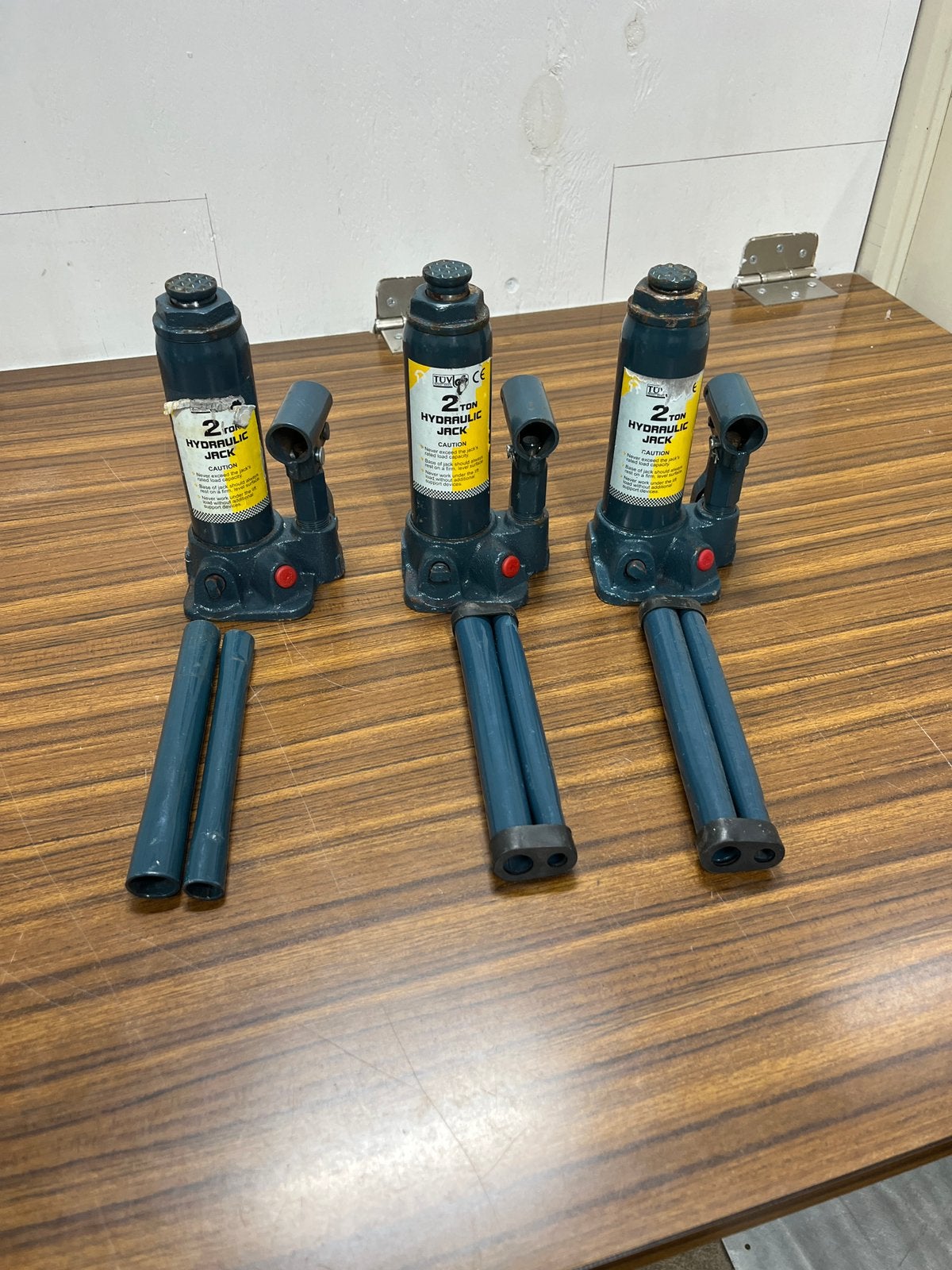 3x kleine potkrik . 2000 kilo / 2 ton ., Ophalen of Verzenden, Zo goed als nieuw, Hydraulisch, Potkrik
