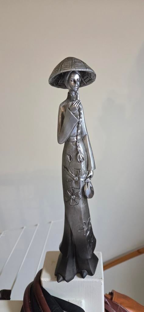 Mooi beeldje van een Geisha., Ophalen of Verzenden