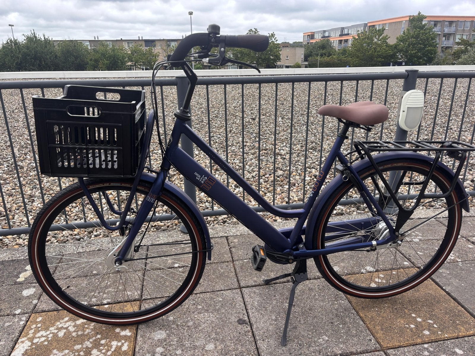 BSP La Dolce Vita Moederfiets - Ideaal voor jonge gezinnen, Fietsen en Brommers, Fietsen | Dames | Moederfietsen, Dubbele standaard