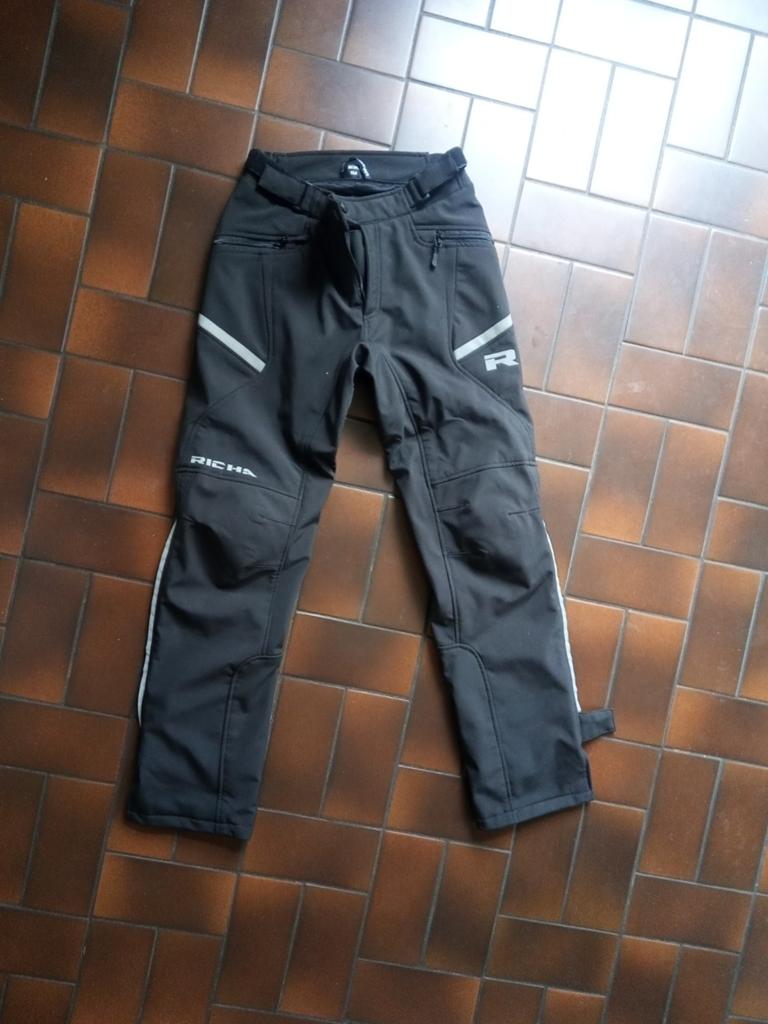 Richa motorbroek - Textiel - Zwart maat 164, Motoren, Kleding | Motorkleding, Broek | textiel, Heren, Kinderen, Tweedehands, Ophalen