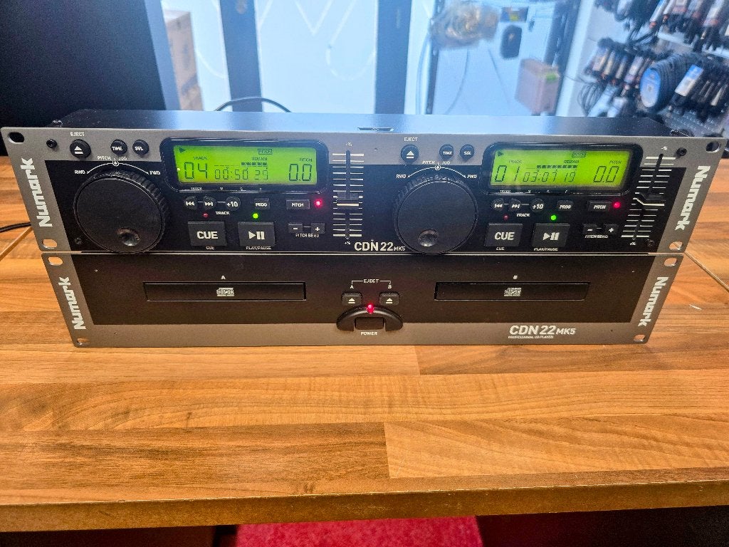 Numark CDN22 MK5 dubbele professionele CD-speler 19 inch, Audio, Tv en Foto, Cd-spelers, Ophalen of Verzenden, Gebruikt, Overige merken