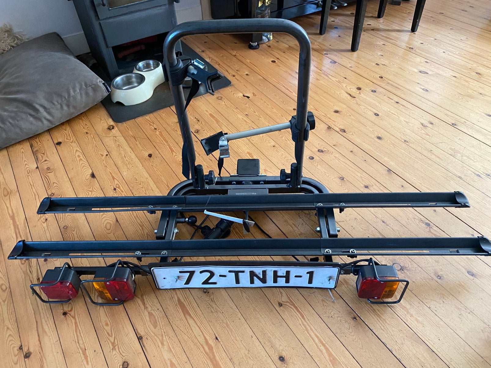 Fietsendrager voor 2 fietsen, Ophalen, 2 fietsen, Gebruikt, Trekhaakdrager