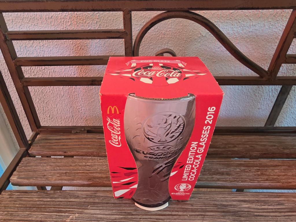 Coca Cola glas Uefa Euro Ek voetbal 2016 Nieuw, Ophalen, Nieuw, Frisdrankglas