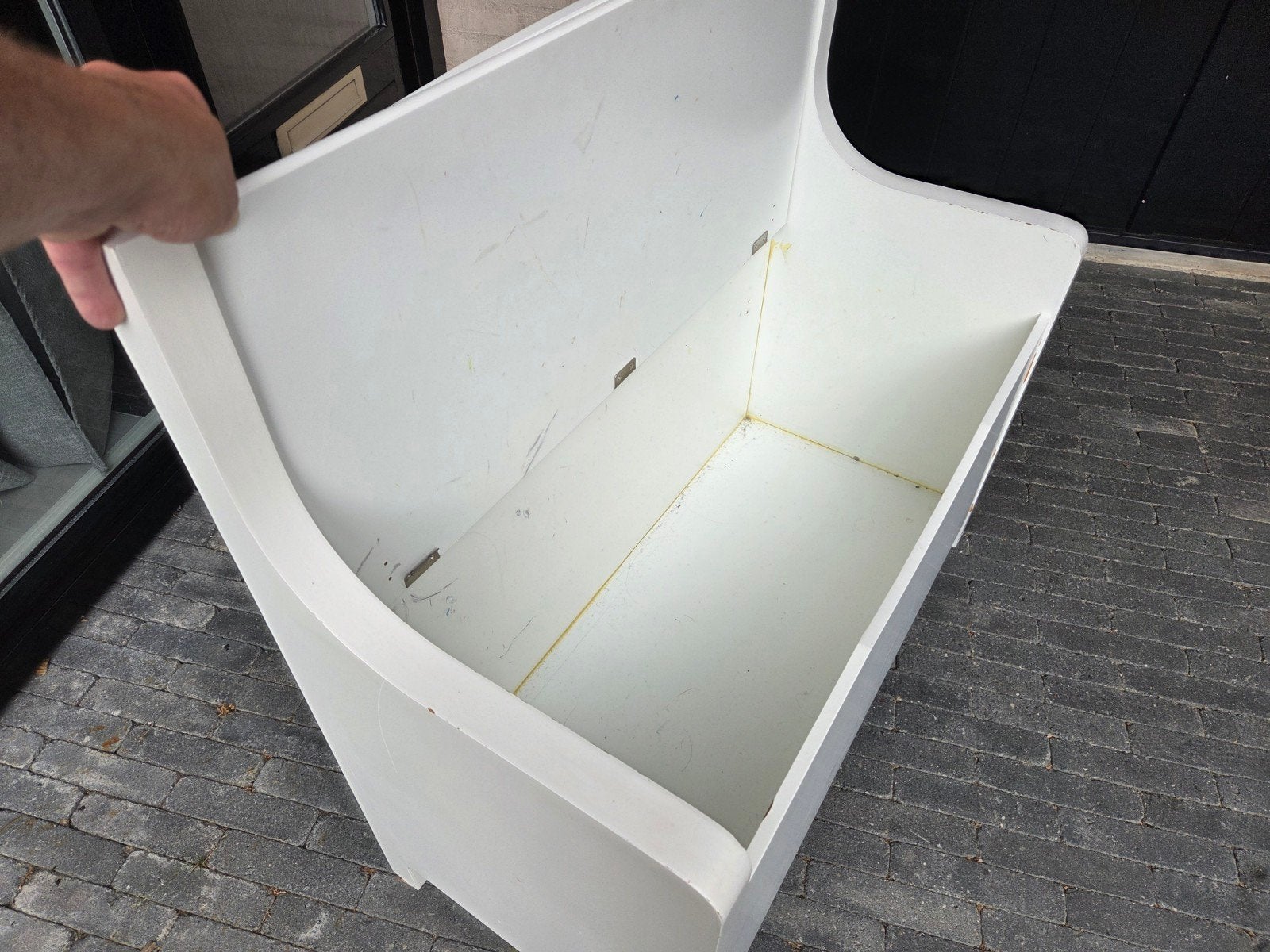 Speelgoedbankje opbergbankje, Kinderen en Baby's, Kinderkamer | Commodes en Kasten, Ophalen, Minder dan 50 cm, 75 tot 100 cm, Minder dan 90 cm