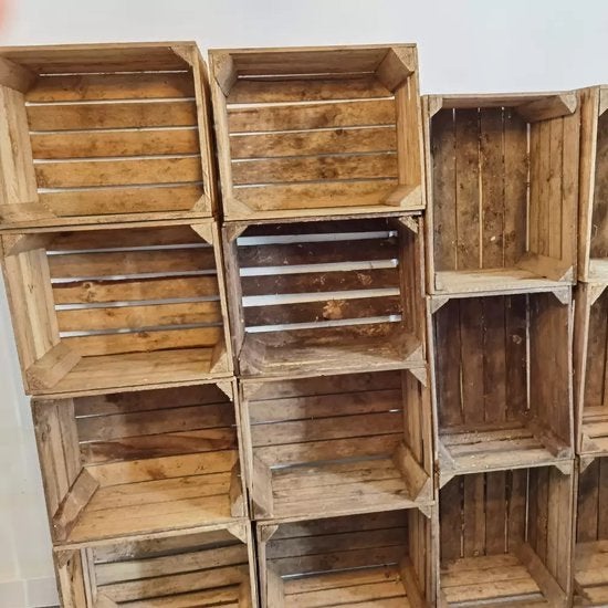 Houten fruitkisten, Doe-het-zelf en Verbouw, Ophalen, Gebruikt, 40 tot 60 cm, 50 tot 75 cm