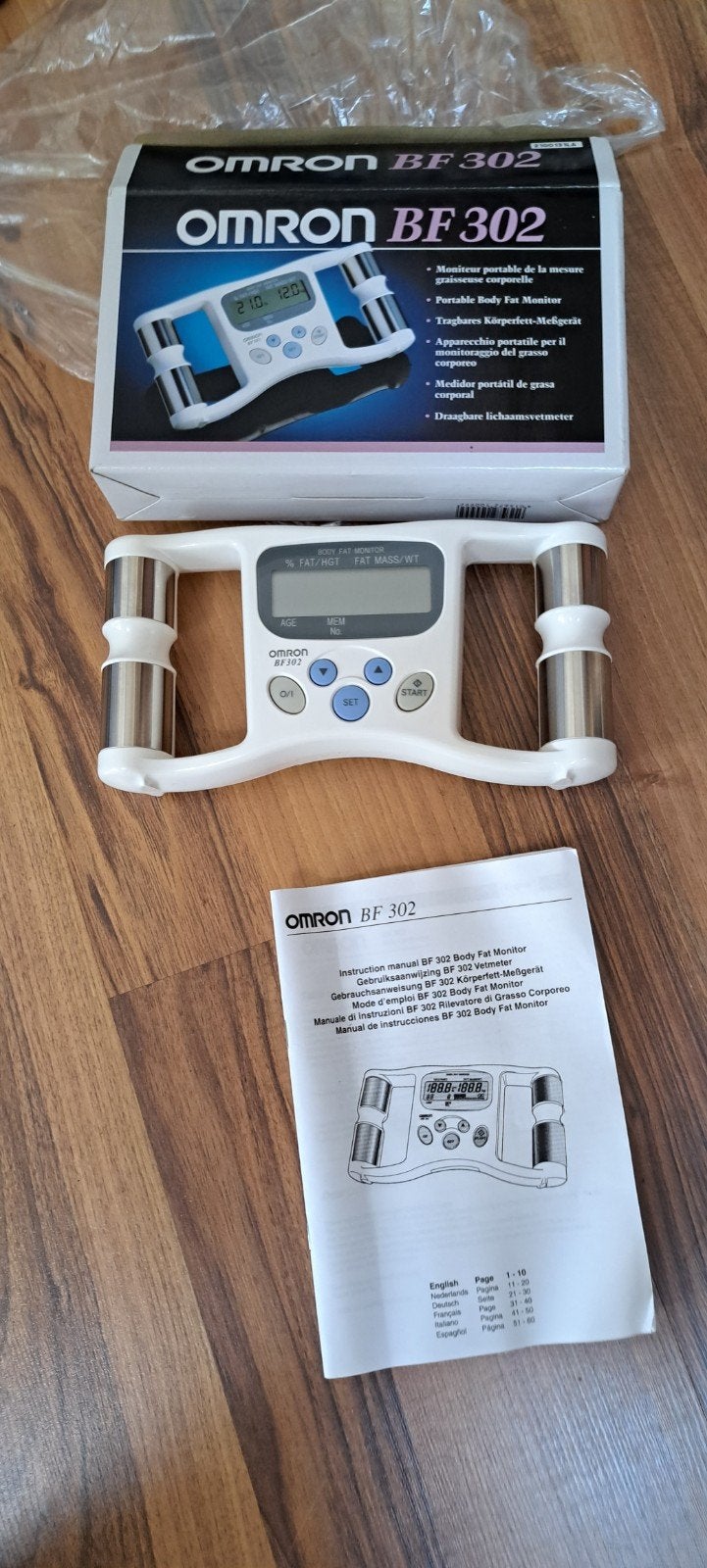 Omron BF 302 Draagbare Lichaamsvetmeter, Ophalen of Verzenden, Zo goed als nieuw, Overige typen