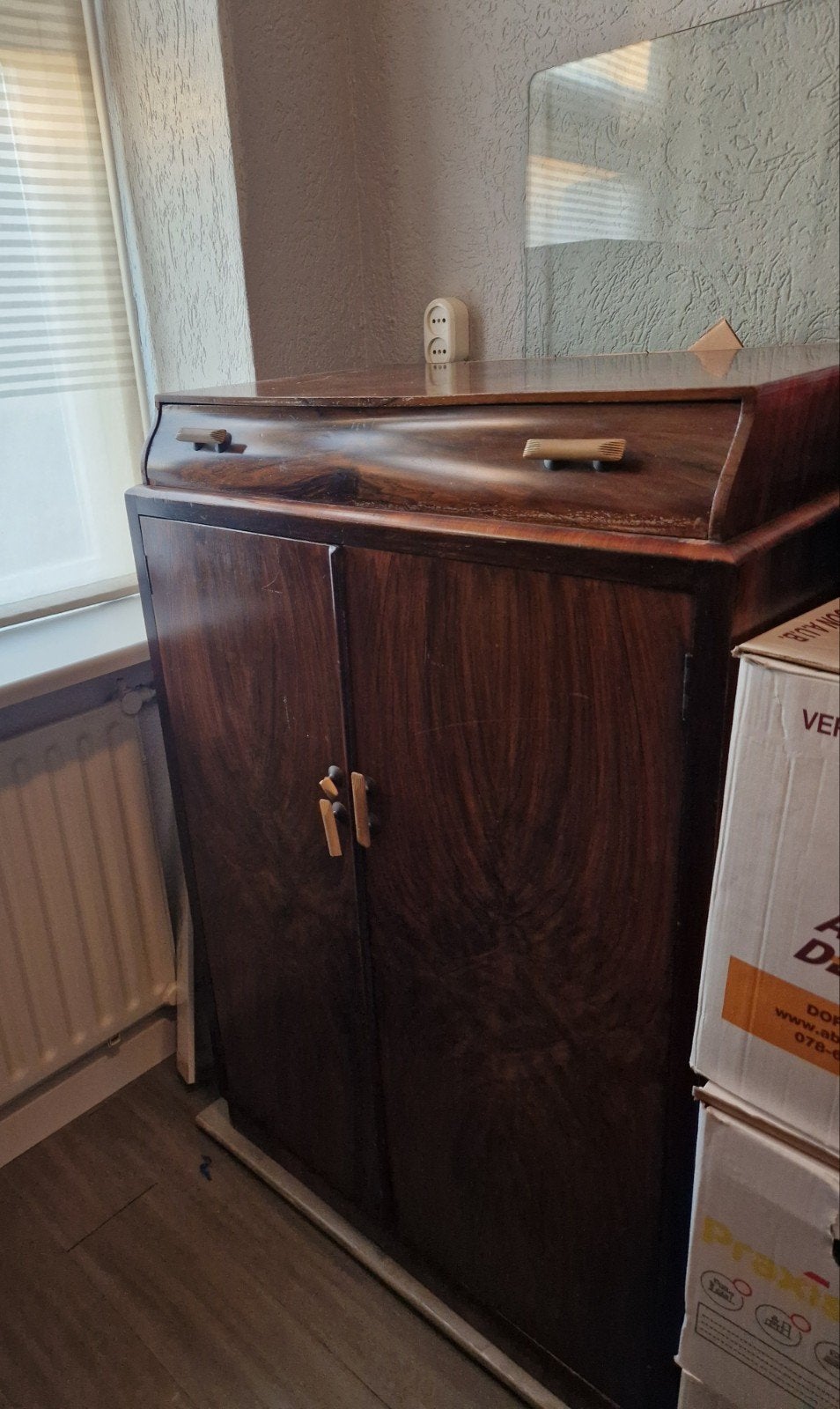 Gratis Jaren 30 meidenkast 120x80 cm met lade - gratis af te, Ophalen of Verzenden, Gebruikt