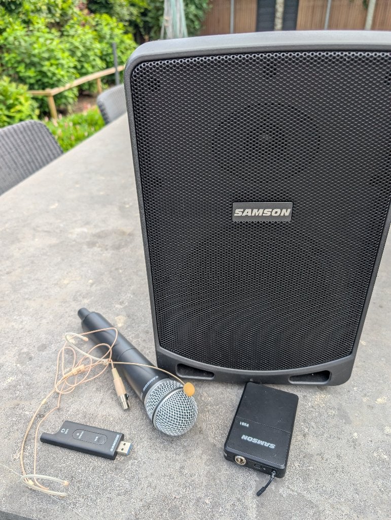 Samson XP 106 mobiele luidsprekers, Zo goed als nieuw, Bluetooth, Ophalen, Overige merken