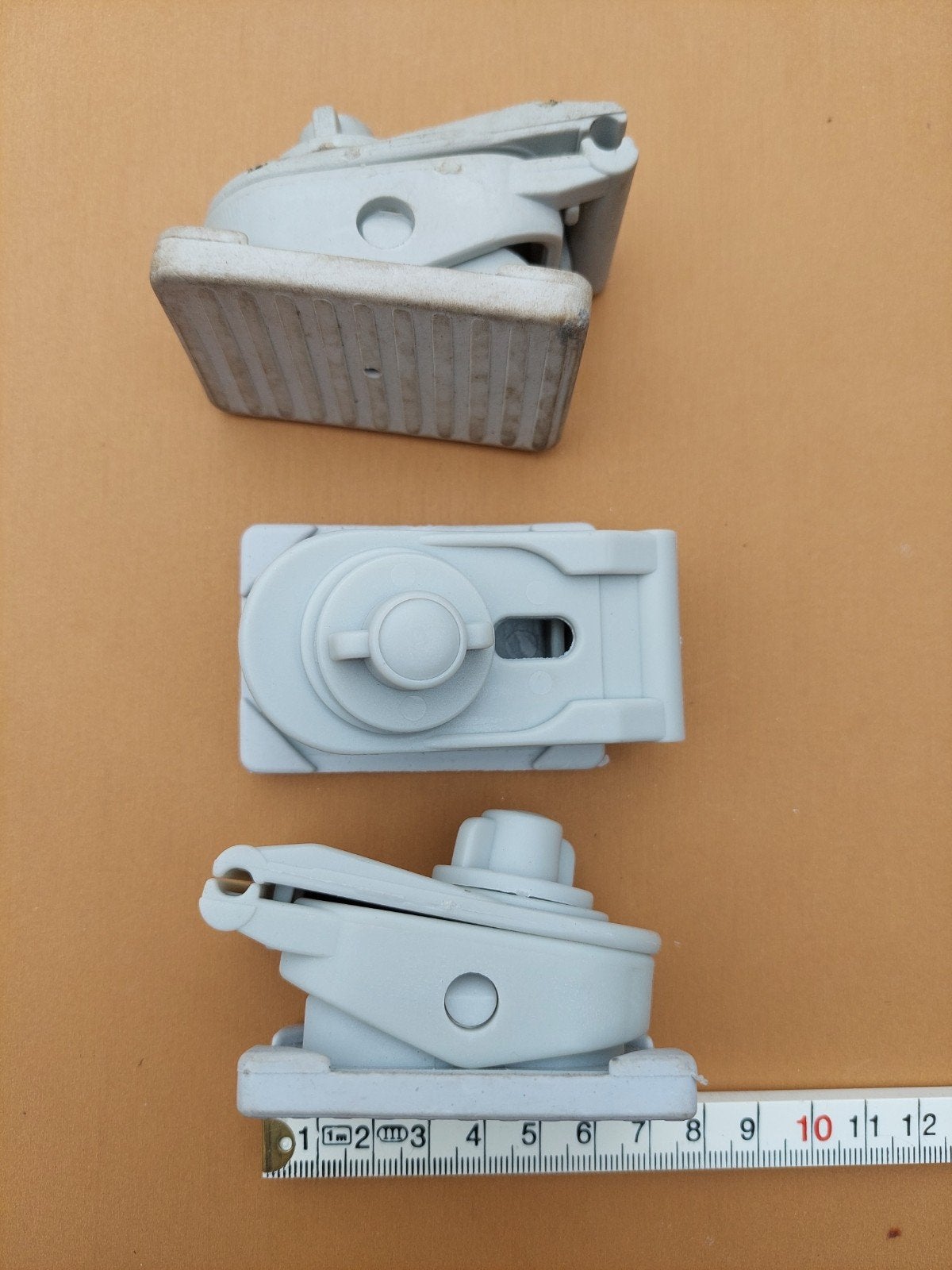 3 Dorema quick lock steunen, Ophalen, Gebruikt
