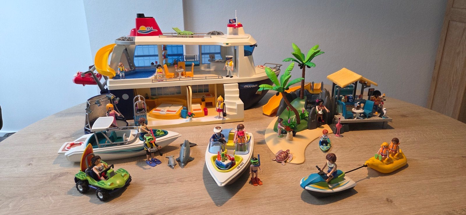 playmobil vakantie serie, Ophalen, Zo goed als nieuw, Complete set, Boot/Schip