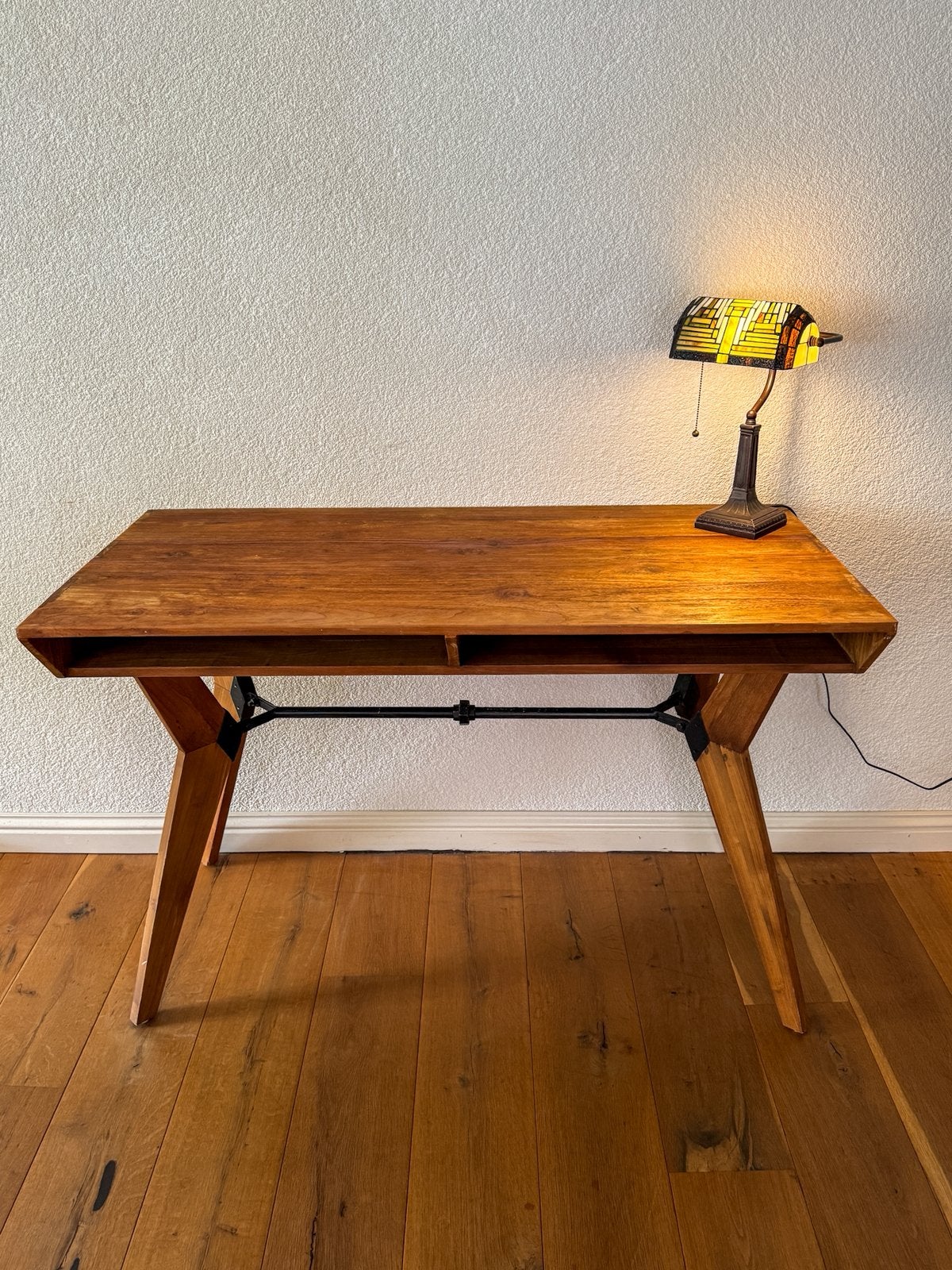dBodhi design teakhouten bureau, Ophalen, 120 cm, Hout, Vintage