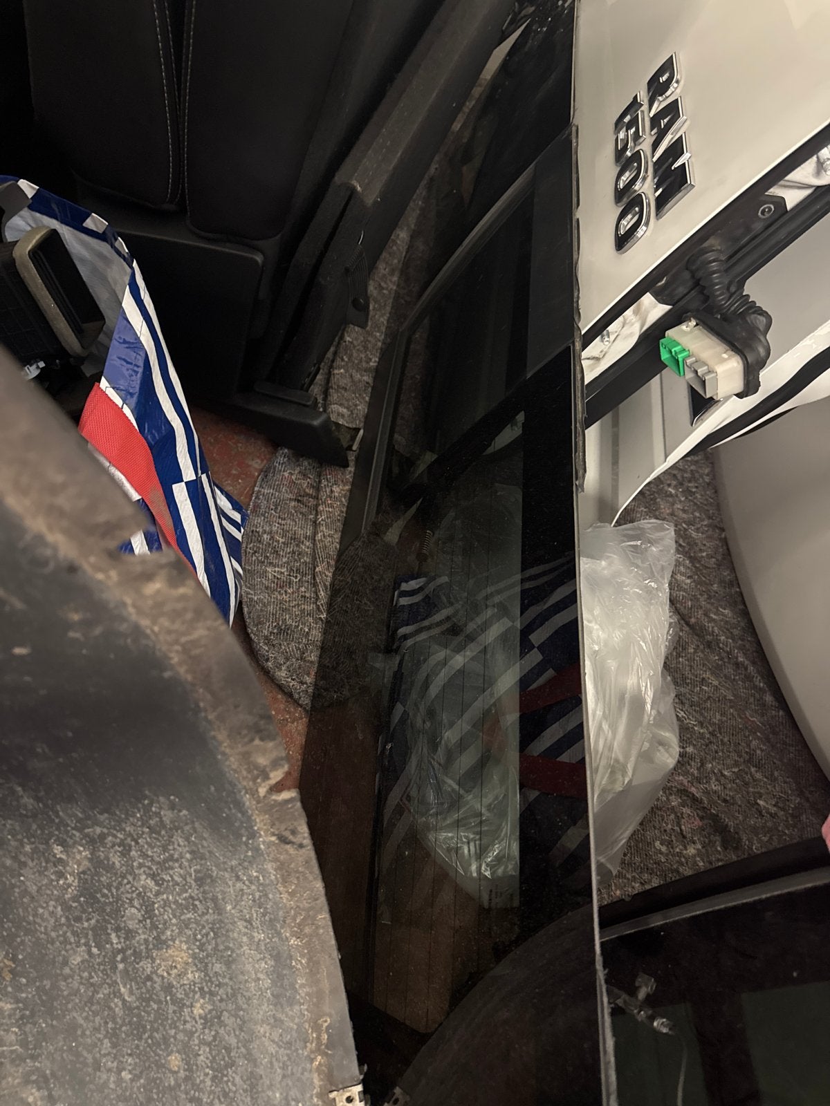 Achterruit met verwarming en uitschuifbare motor, Ophalen of Verzenden, Gebruikt, Amerikaanse onderdelen
