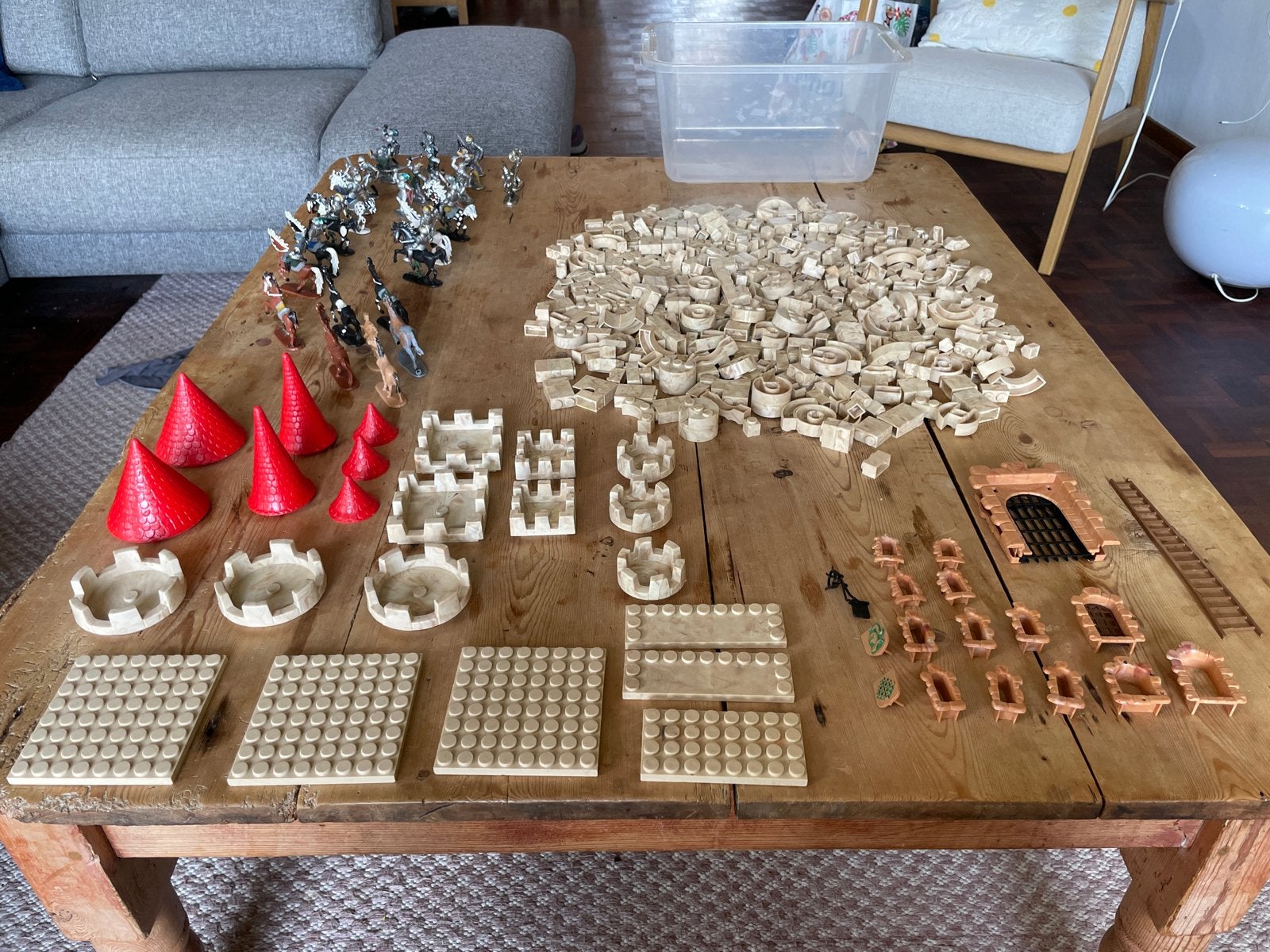 Grote set Exin Castillos blokken en ridders - Kasteel, Ophalen, Gebruikt, Overige merken