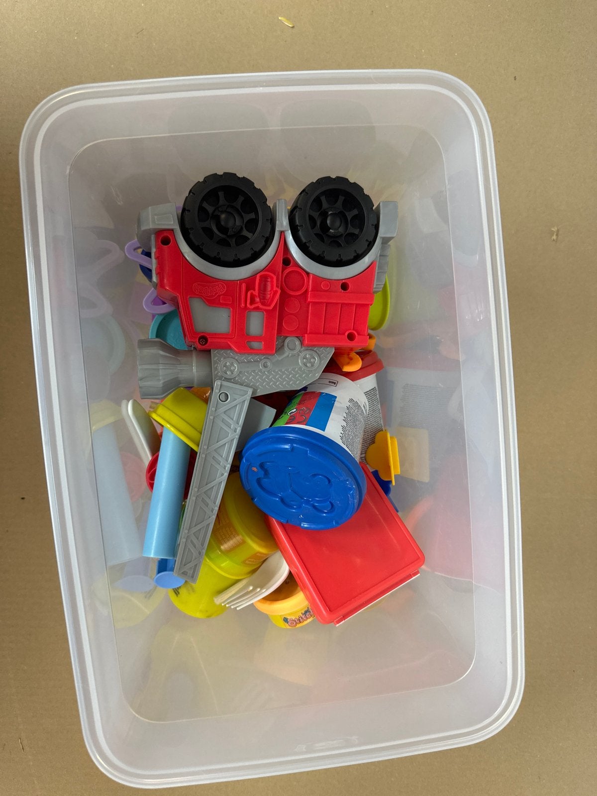 Grote doos Play-Doh klei en accessoires, Ophalen of Verzenden, Gebruikt, Jongen of Meisje