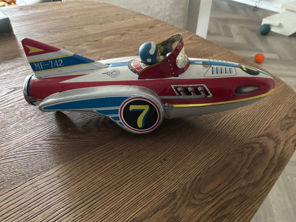 Blikken opwindspeelgoed flying boot jaren 60, Ophalen of Verzenden