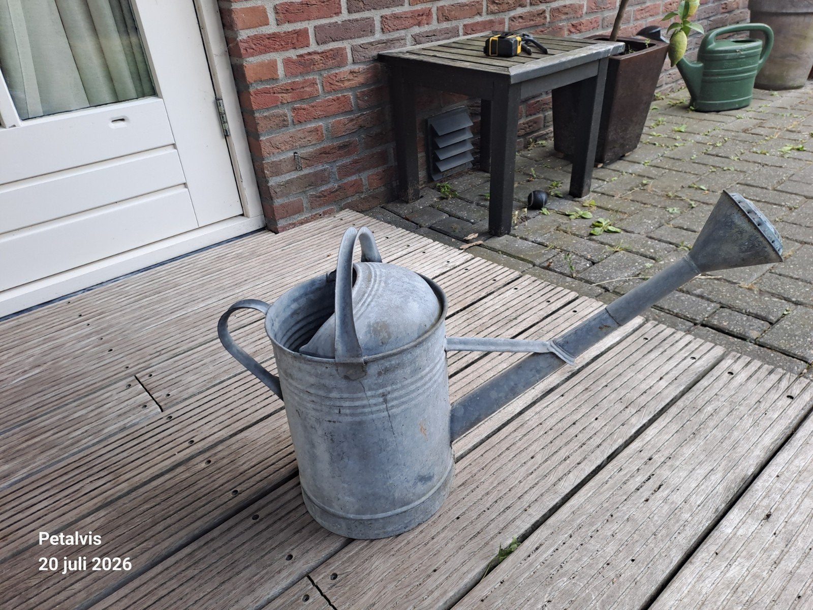 Zinken, lekvrije gieter, Tuin en Terras, Gieters, Ophalen, Gebruikt