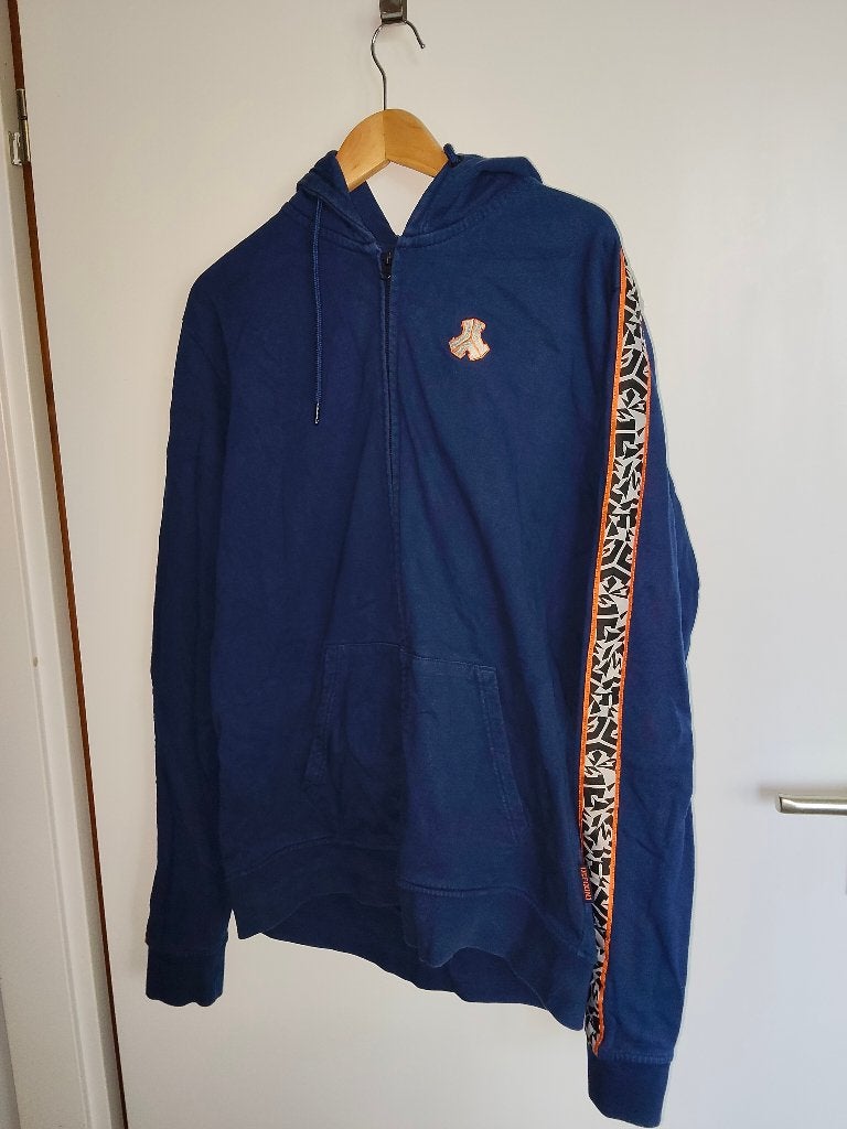 Defqon 1 hoodie/vest maat XXL., Defqon 1, Blauw, Overige maten, Ophalen of Verzenden