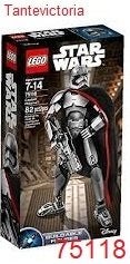 NIEUW Lego 75118 Captain Phasma Star Wars Buildable Figuur, Lego, Nieuw, Ophalen of Verzenden, Complete set