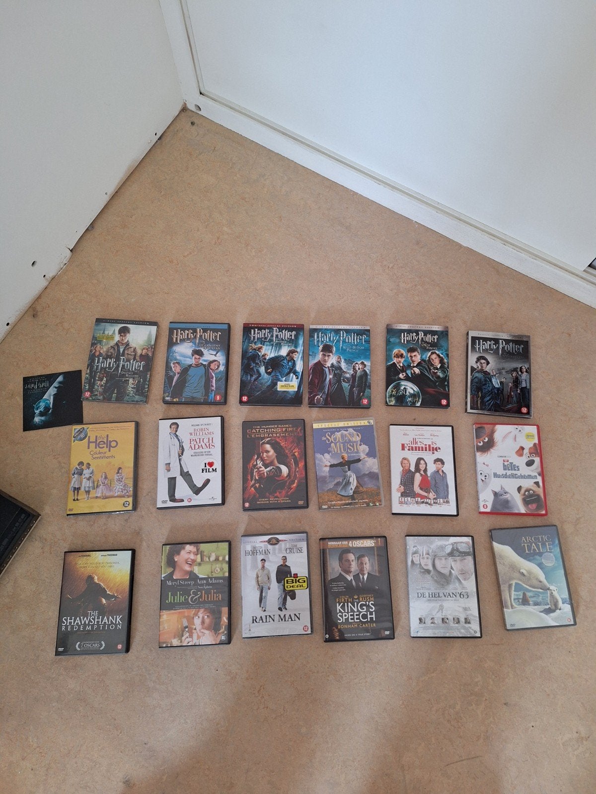 DVD collectie, 18 st.: Harry Potter, The Help, King's Speech, Gebruikt, Nederlands, Ophalen of Verzenden, Vanaf 12 jaar