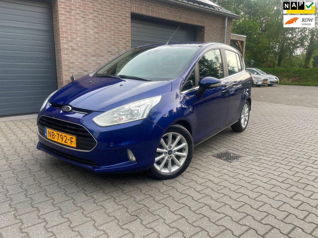 Ford B-Max 1.0 EcoBoost Titanium ECC NAVI CAMERA 2017, Auto's, Ford, Bedrijf, Te koop, B-Max, ABS, Achteruitrijcamera, Airbags