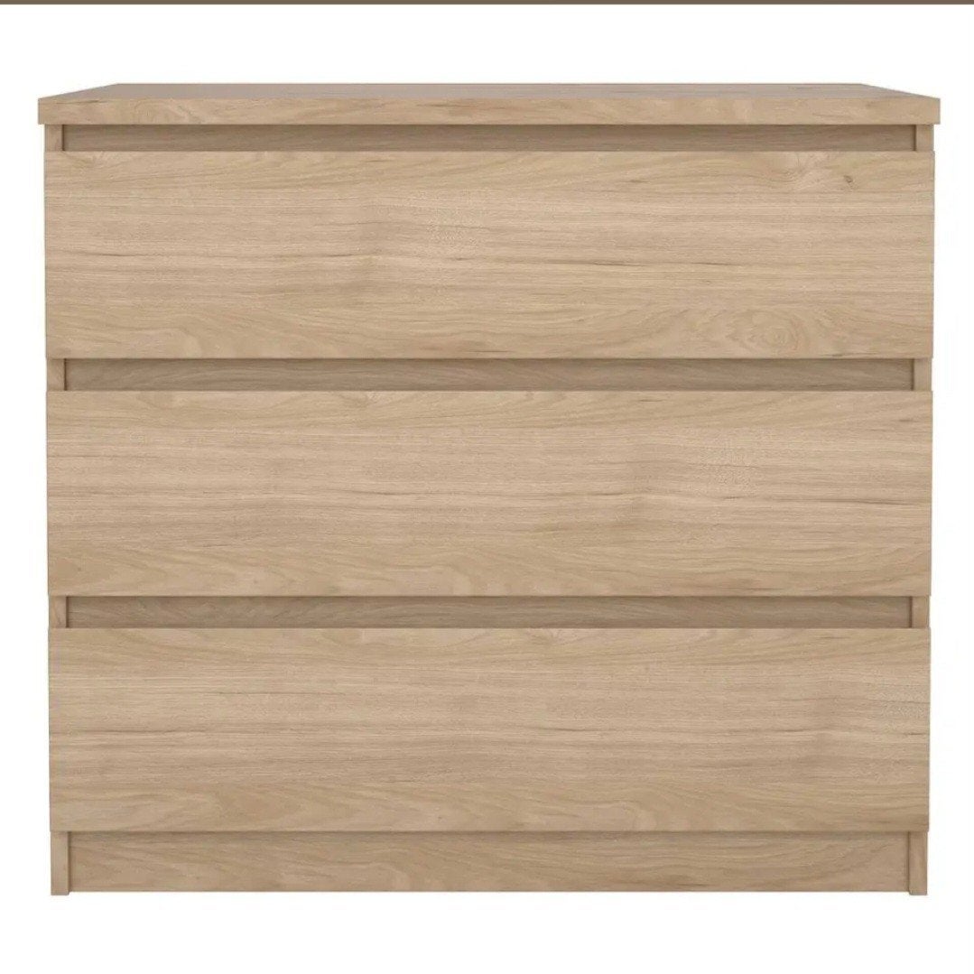 Ladekast Jackson Hickory - Eikenkleur - Nieuw in doos, Ophalen, Nieuw, 50 tot 100 cm, 3 of 4 laden