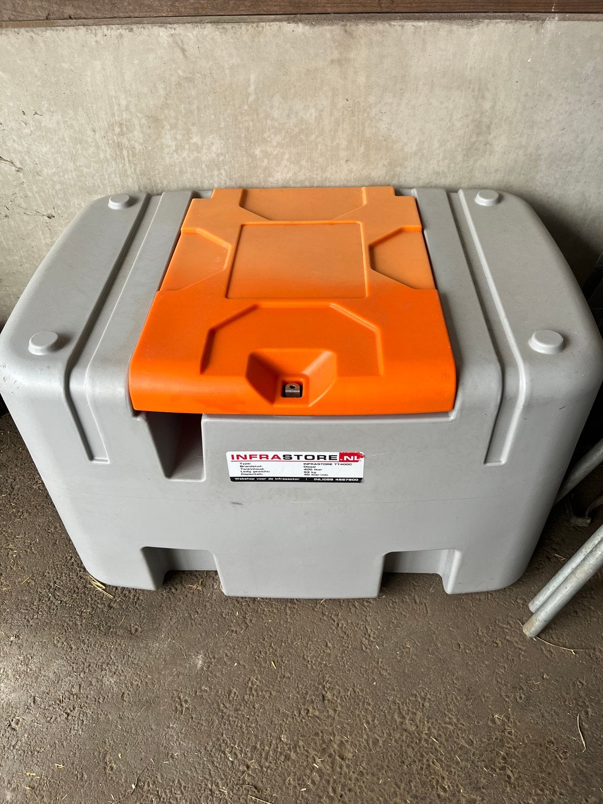 Infrastore TT400C Diesel Tank - 400 Liter Mobiele Tank, Ophalen