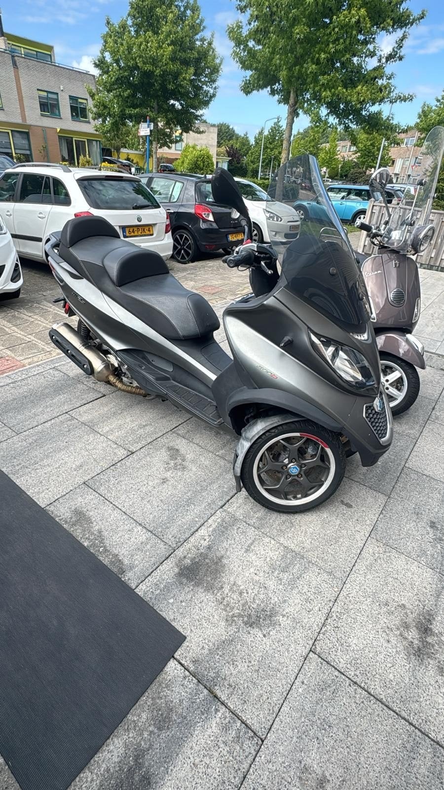 Piaggio MP3 500cc motorscooter - Grijs/Zwart, Ophalen of Verzenden, Gebruikt, Overige typen, Piaggio