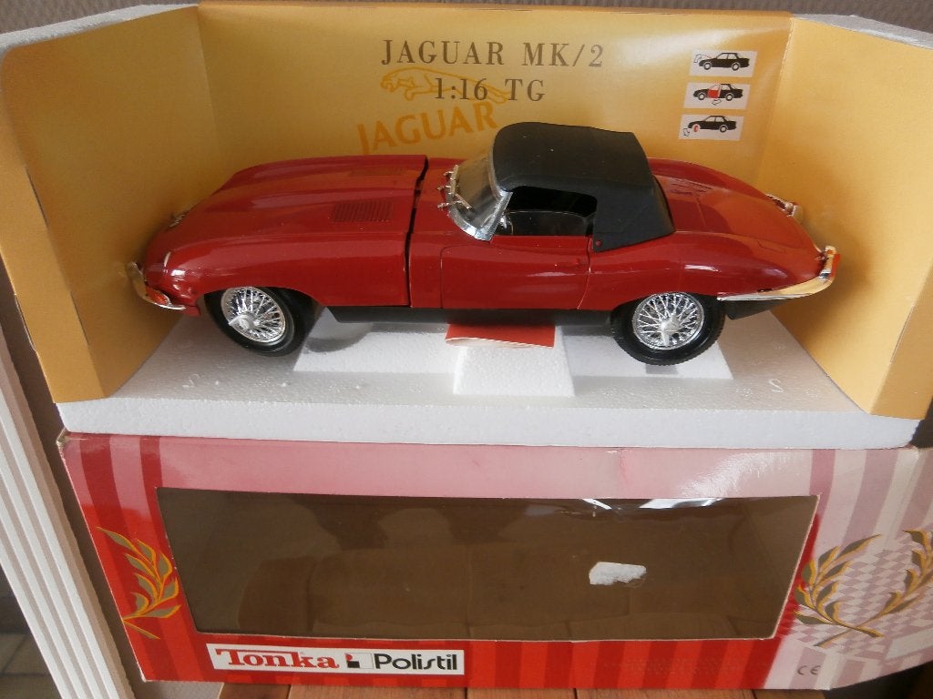 Jaguar E type - 1/18 - Polistil, Hobby en Vrije tijd, Modelauto's | 1:18, Verzenden, Nieuw, Auto, Overige merken