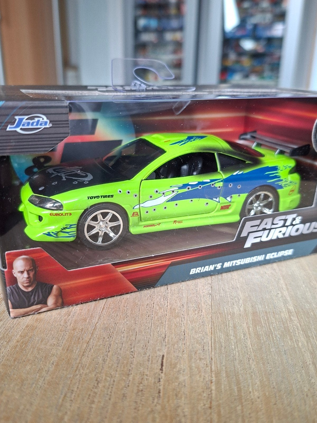 Jada Fast & Furious Brian's Mitsubishi Eclipse Die-Cast, Ophalen of Verzenden, Nieuw, Auto