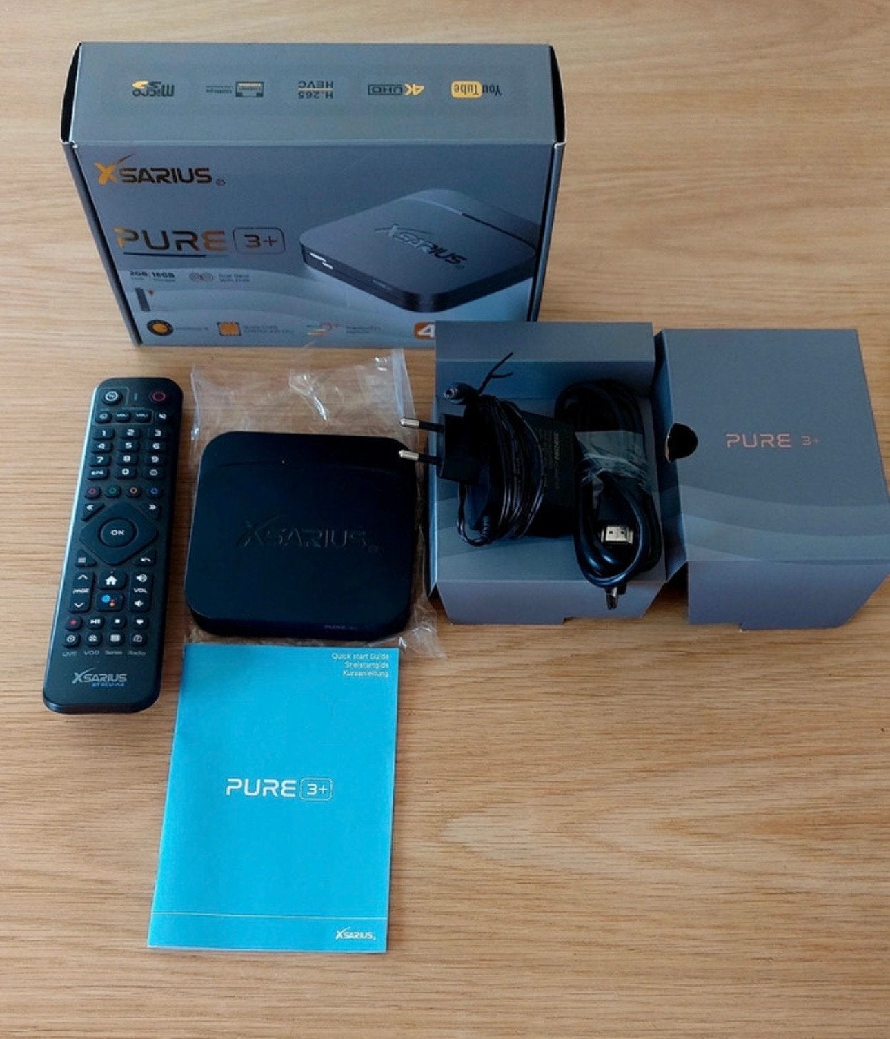 Xsarius Pure 3+ 4K UHD Android 11 Premium Streaming Box, Ophalen of Verzenden, Zo goed als nieuw, HDMI, Minder dan 500 GB