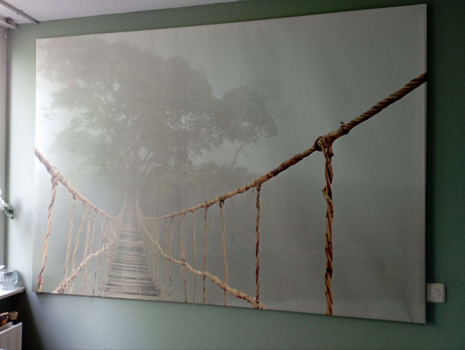IKEA XL Schilderij Brug 140 x 200 cm, Ophalen, Gebruikt, 125 cm of meer, Schilderij