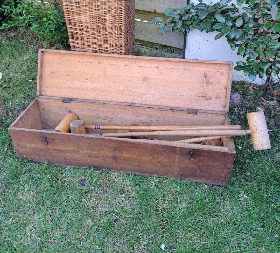 Engelse croquet set, Ophalen of Verzenden