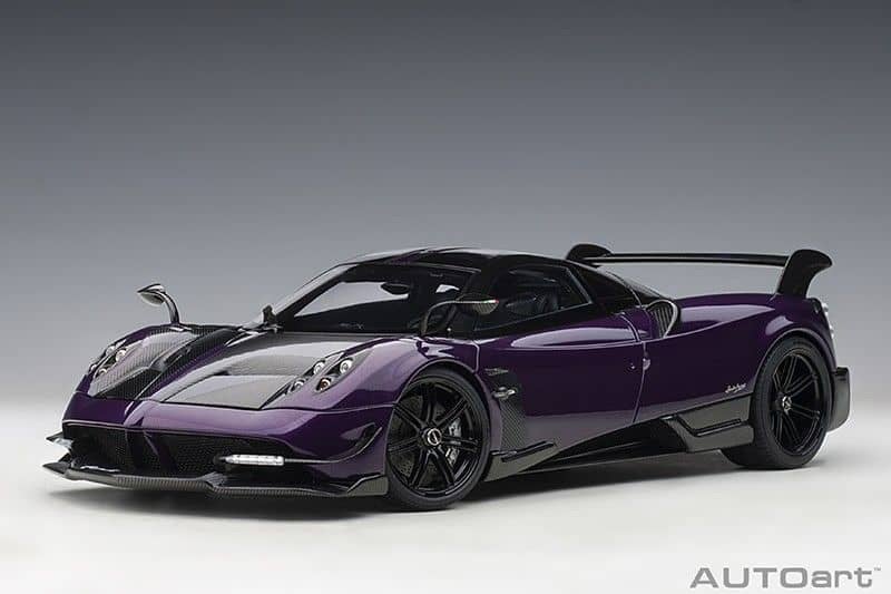 Pagani Huayra BC Viola Autoart nr 78279, Hobby en Vrije tijd, Modelauto's | 1:18, Ophalen of Verzenden, Zo goed als nieuw, Autoart