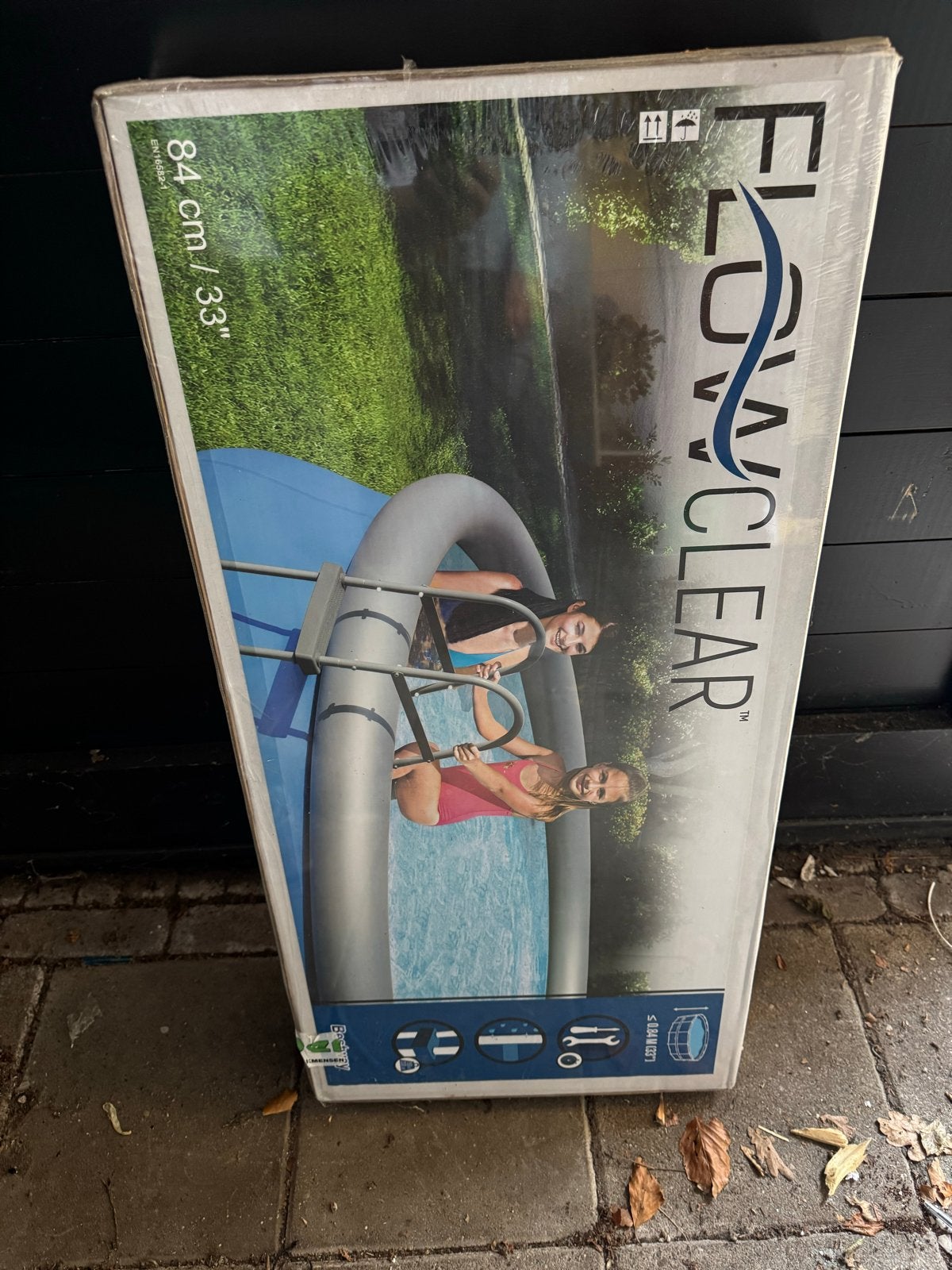 Flowclear Zwembadtrap 84cm - Nieuw in doos, Tuin en Terras, Ophalen, Nieuw, Ladder