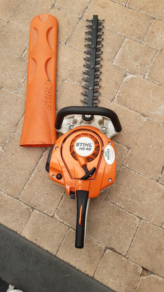 Stihl HS 45 Heggenschaar - Benzine, Zo goed als nieuw, Tuin en Terras, Heggenscharen, Ophalen of Verzenden, Zo goed als nieuw