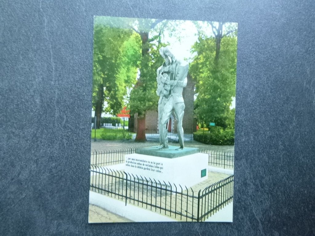 Zundert, standbeeld Gebr. van Gogh 1980, Verzenden, 1980 tot heden, Gelopen, Noord-Brabant