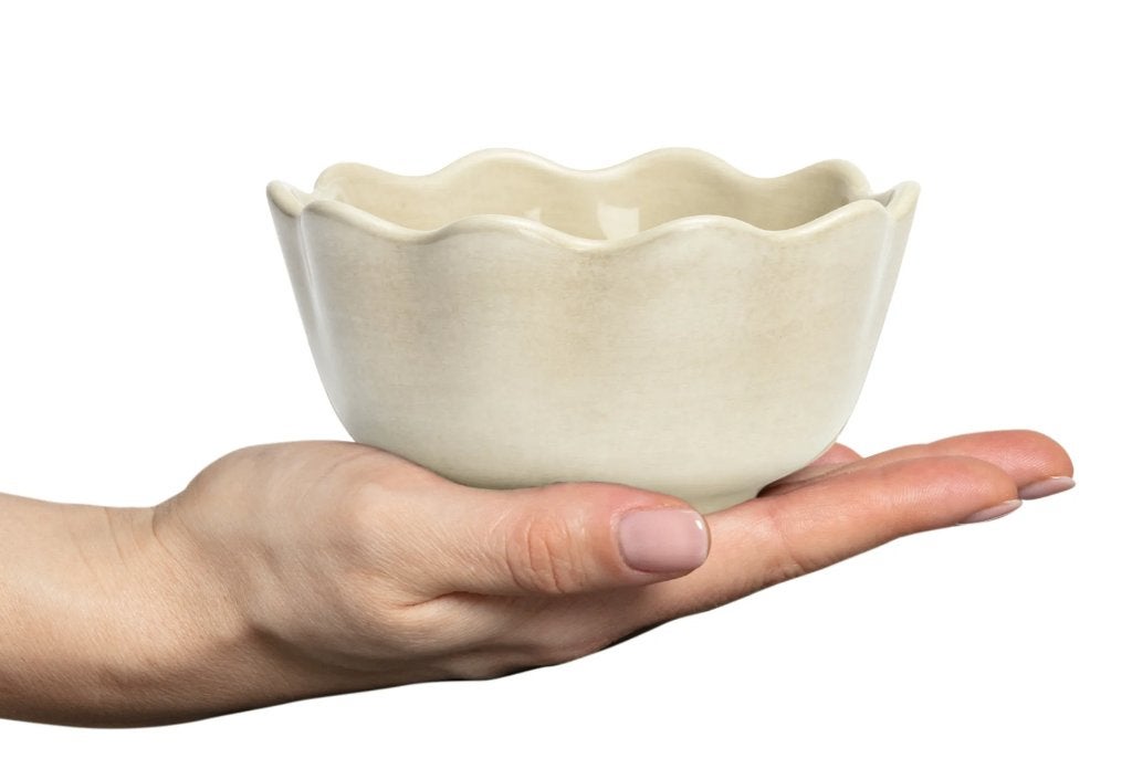 Mateus - Oyster schaal Ø13 cm – Zand, Ophalen of Verzenden