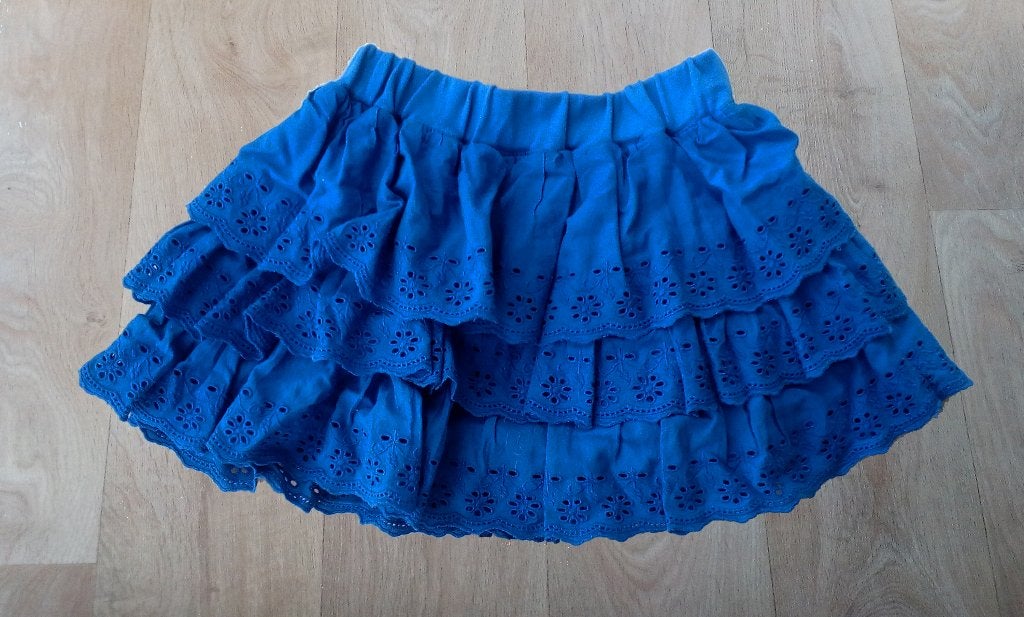 C&A broderie rok, maat 104, Meisje, Palomino (C&A), Ophalen of Verzenden, Zo goed als nieuw